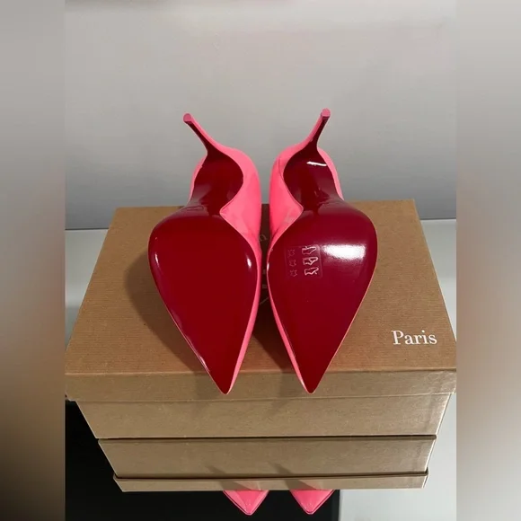 Christian Louboutin Hot Chick 100mm Bubble Gum - Picture 5 of 7